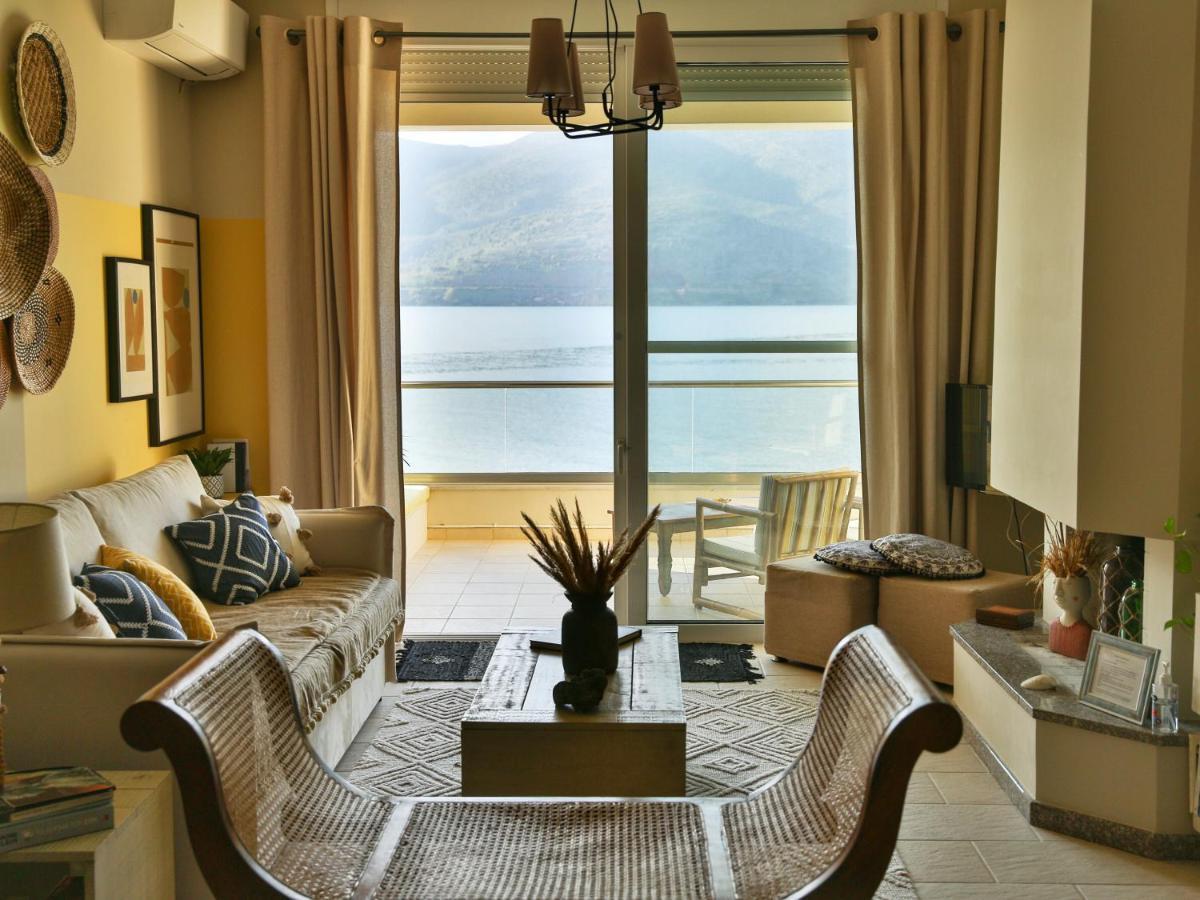 Beach House In Itea-Delphi Eksteriør bilde